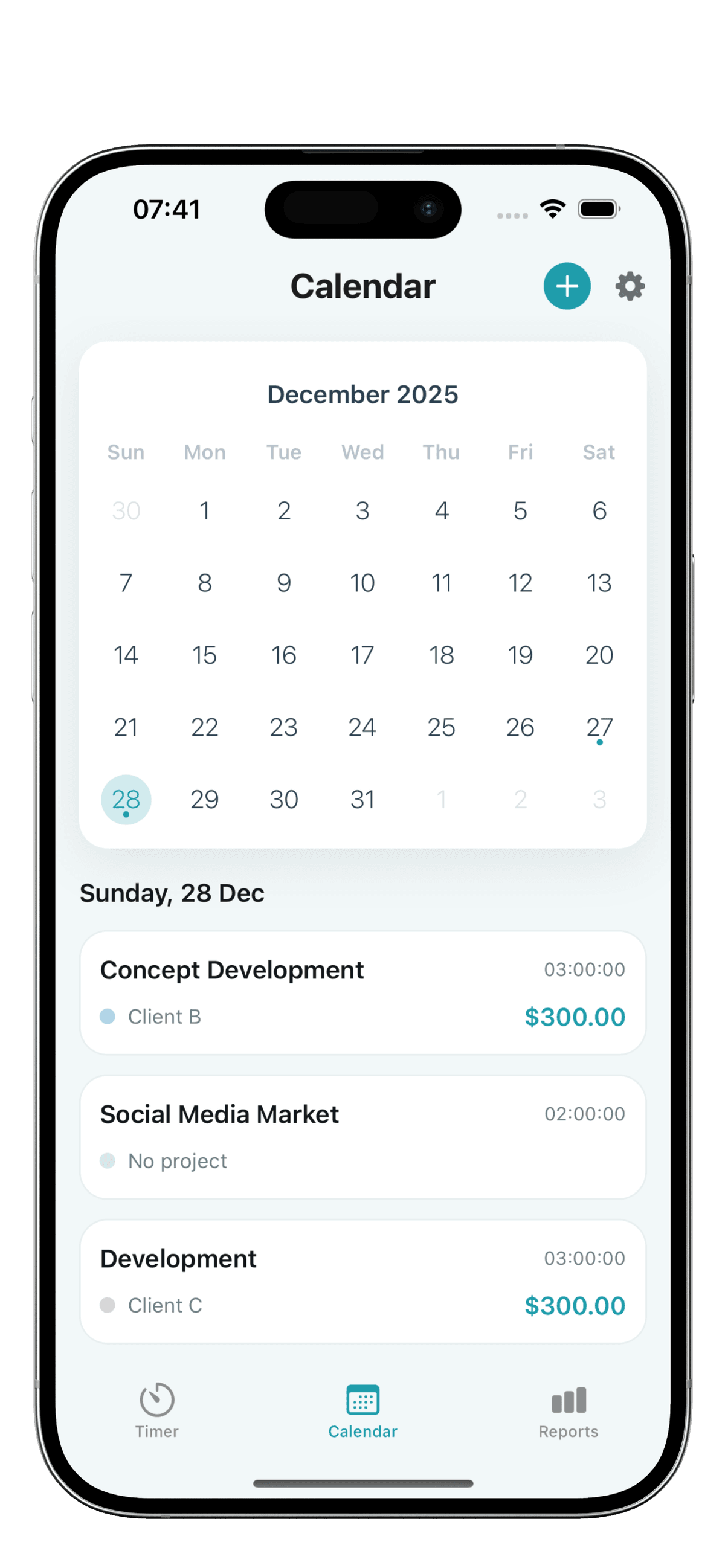 Calendar Overview